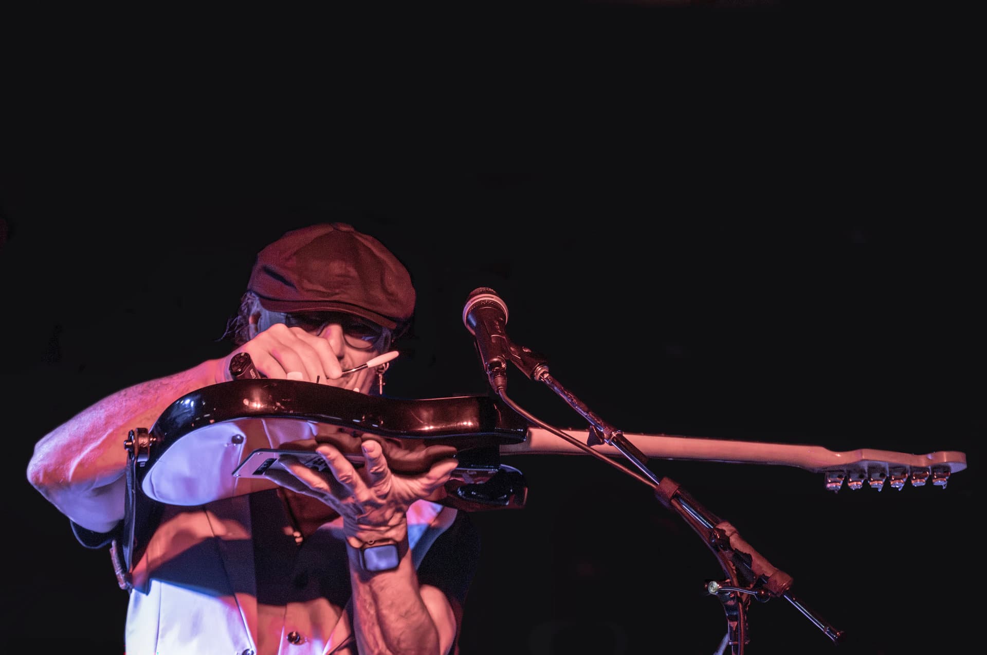 Michael Charles and and his band