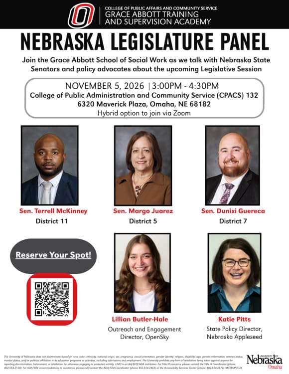 Nebraska Legislature Panel