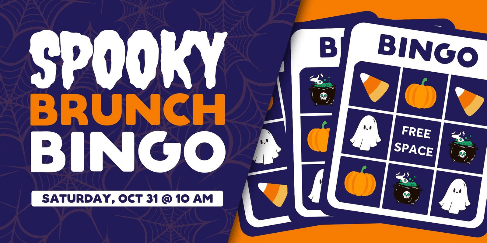 Spooky Brunch Bingo on Oct 31